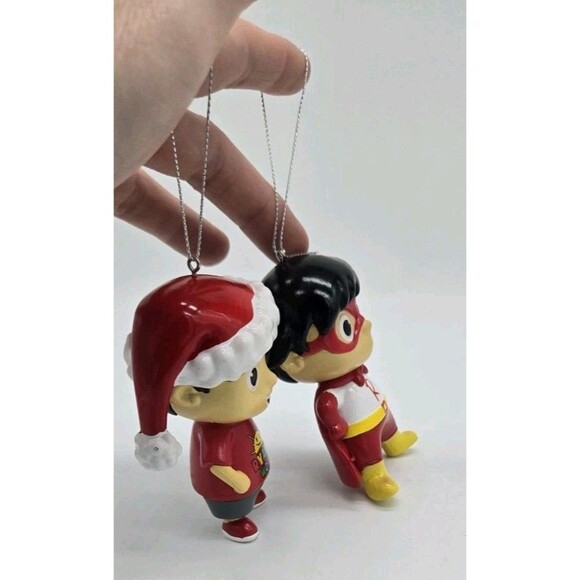 2 Ryans World Christmas Tree Ornaments Kurt Alder Holiday Decorations Kids Decor - Picture 8 of 14